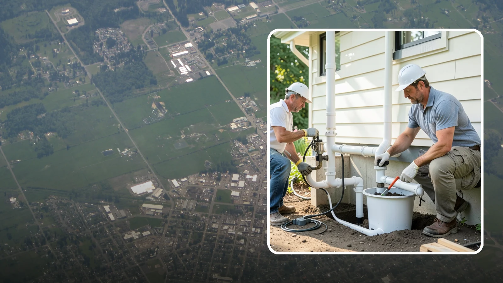 Sump Pump System Installation in Enumclaw, King County, WA - Setting up a basin, pump, and discharge line that automatically removes water collecting under or around your foundation.