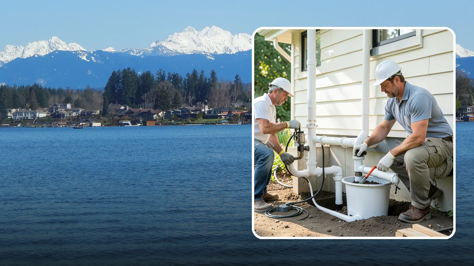Sump Pump System Installation in Lake Stevens, Snohomish County, WA - Setting up a basin, pump, and discharge line that automatically removes water collecting under or around your foundation.