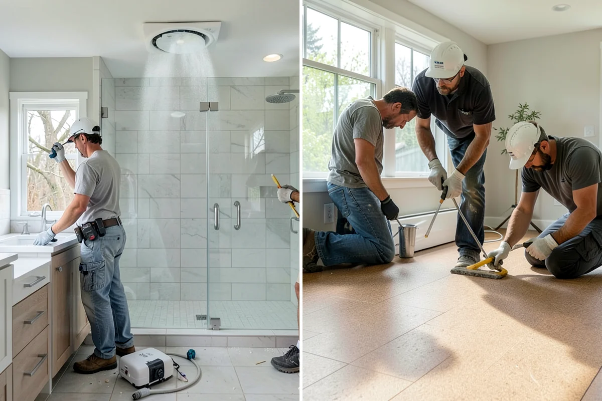 Sump Pump System Installation in Maple Valley, King County, WA - Determine the low point and dig the basin location