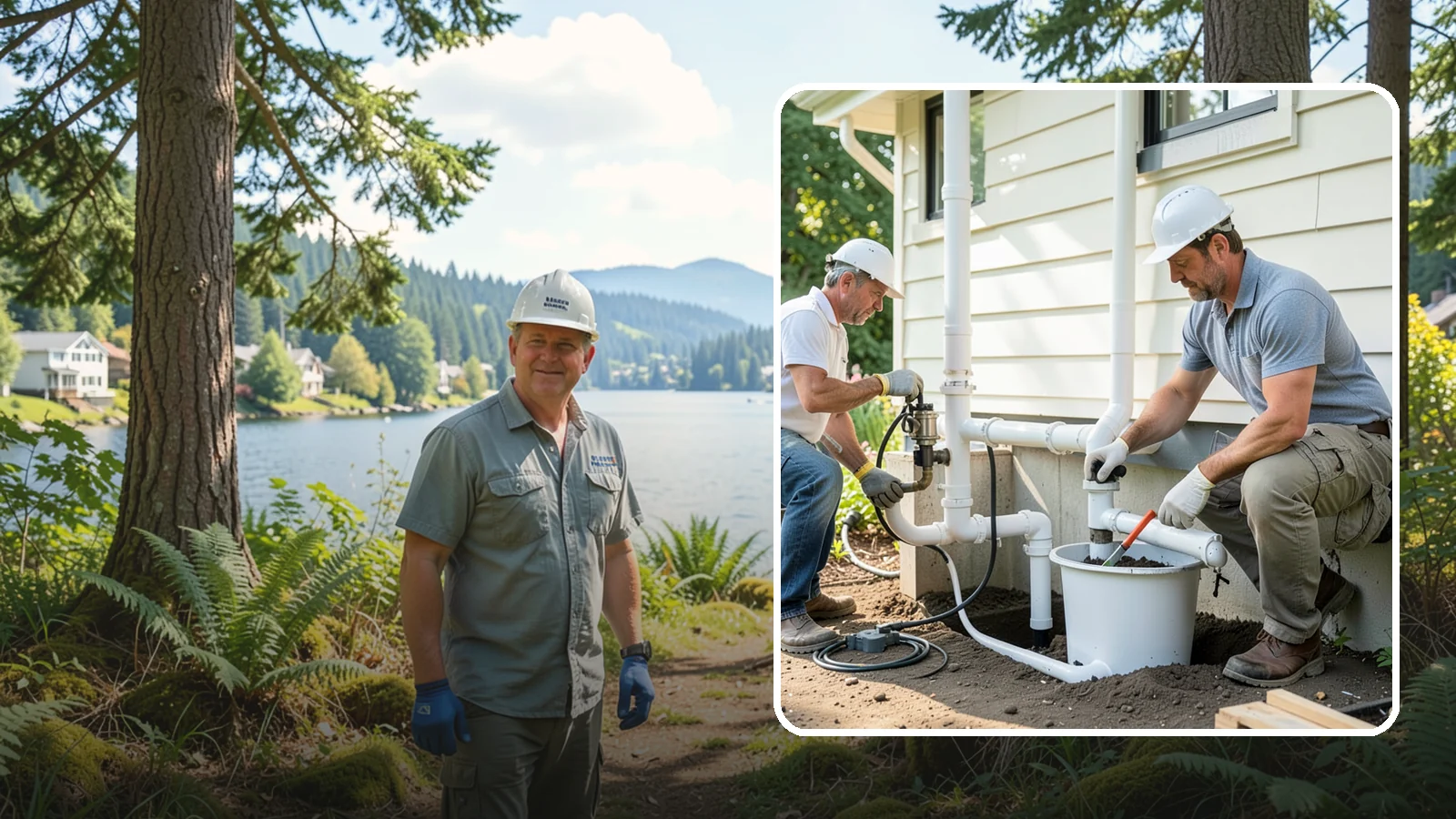 Sump Pump System Installation in Milton, King County, WA - Setting up a basin, pump, and discharge line that automatically removes water collecting under or around your foundation.