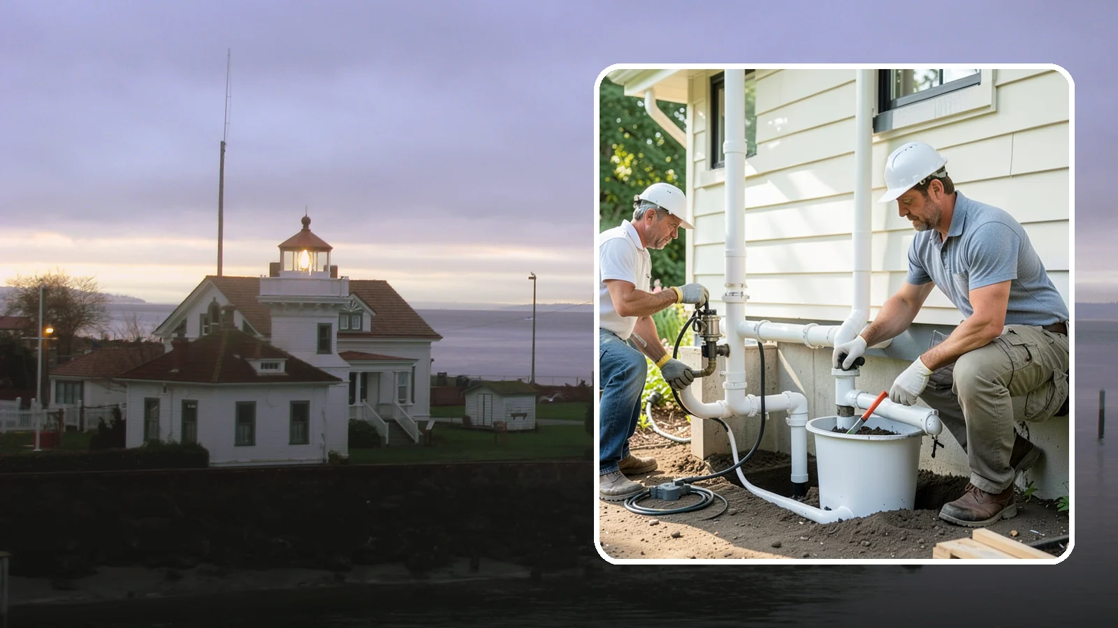 Sump Pump System Installation in Mukilteo, Snohomish County, WA - Setting up a basin, pump, and discharge line that automatically removes water collecting under or around your foundation.