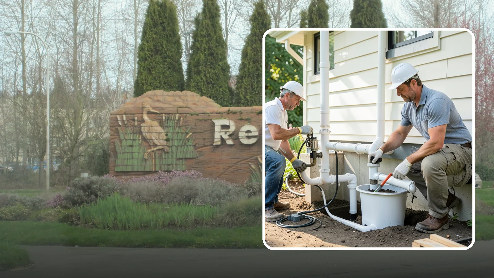 Sump Pump System Installation in Renton, King County, WA - Setting up a basin, pump, and discharge line that automatically removes water collecting under or around your foundation.