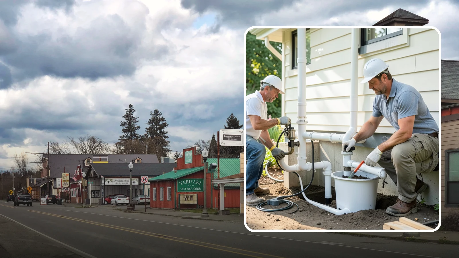 Sump Pump System Installation in Roy, Pierce County, WA - Setting up a basin, pump, and discharge line that automatically removes water collecting under or around your foundation.