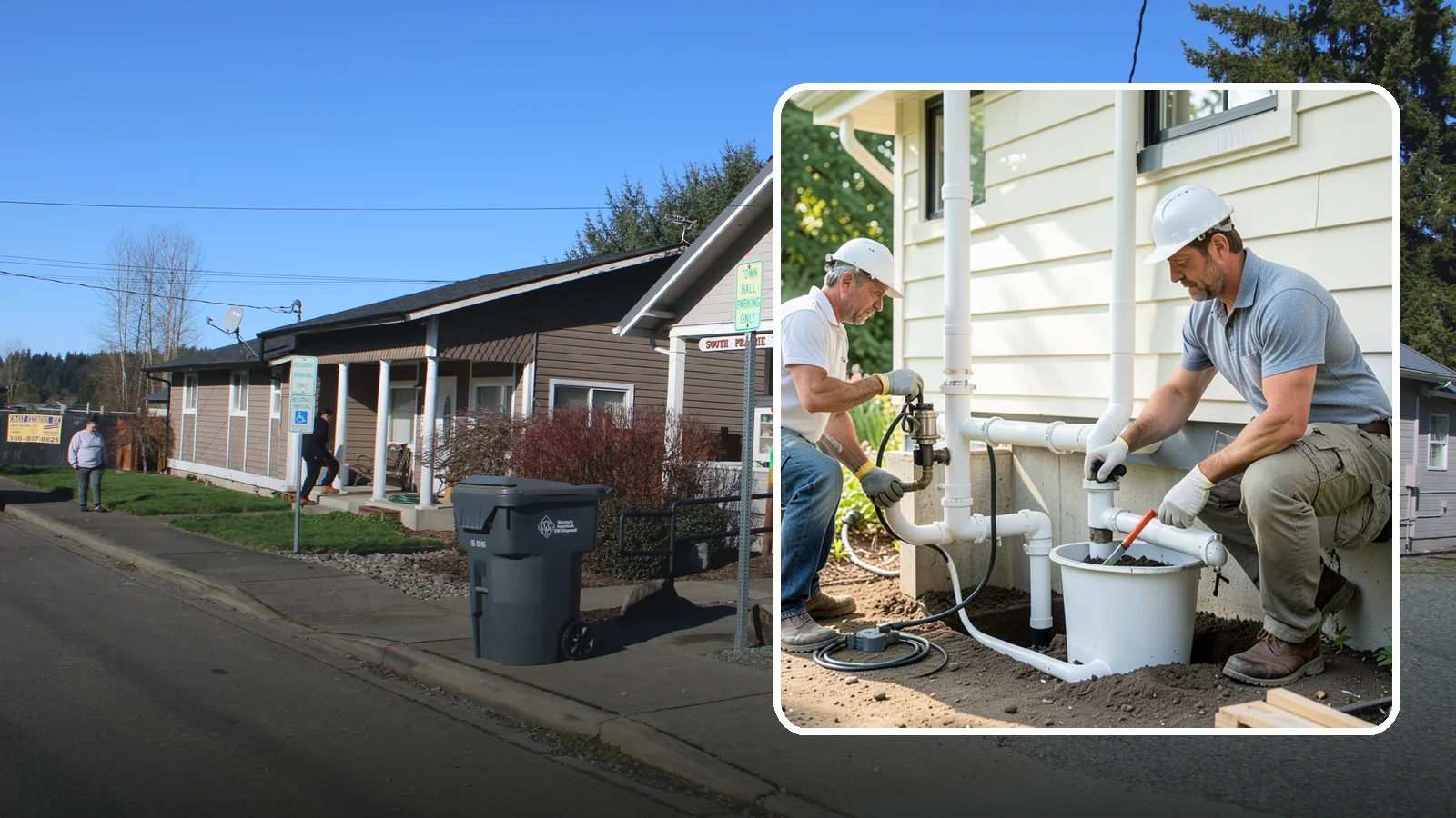 Sump Pump System Installation in South Prairie, Pierce County, WA - Setting up a basin, pump, and discharge line that automatically removes water collecting under or around your foundation.