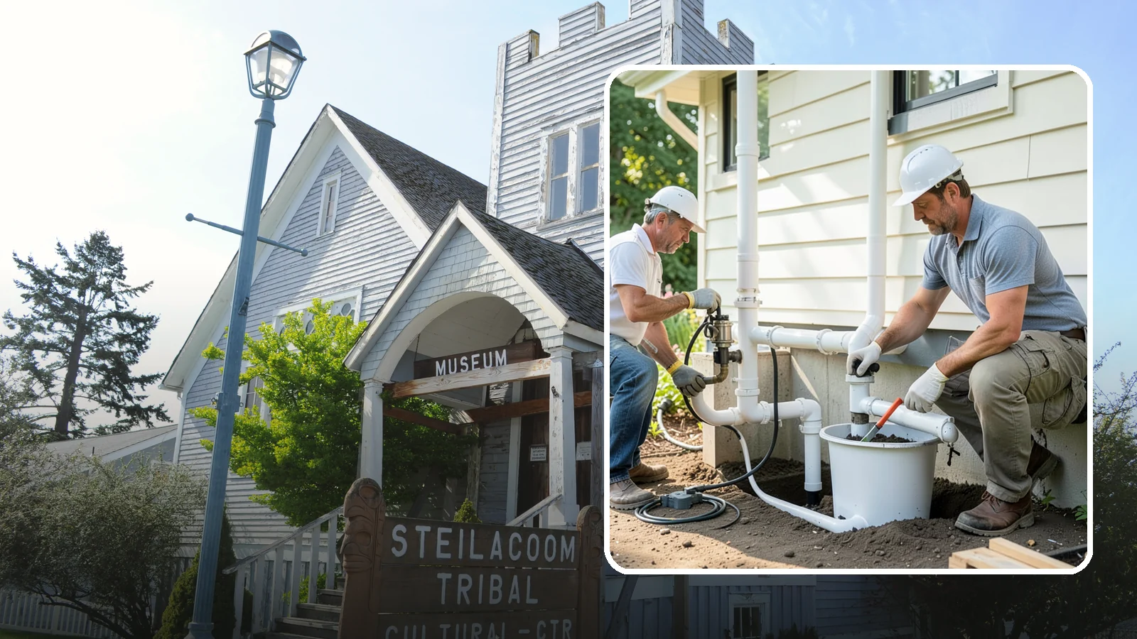 Sump Pump System Installation in Steilacoom, Pierce County, WA - Setting up a basin, pump, and discharge line that automatically removes water collecting under or around your foundation.