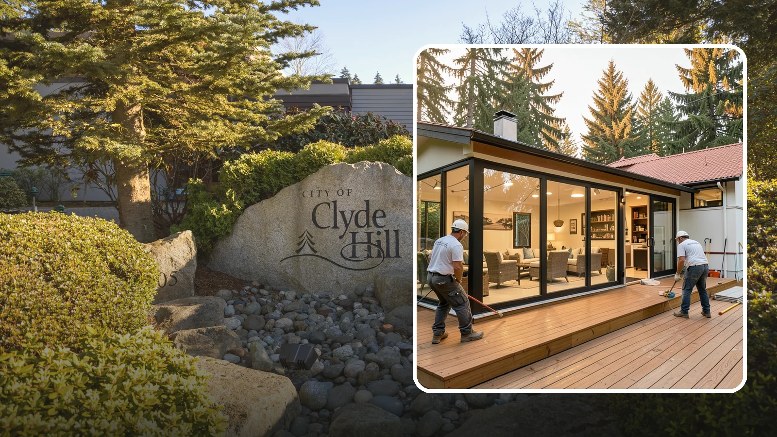 Sunroom Addition in Clyde Hill, King County, WA - A sunroom addition creates a bright, glass-walled room that lets you enjoy the outdoors while staying dry.
