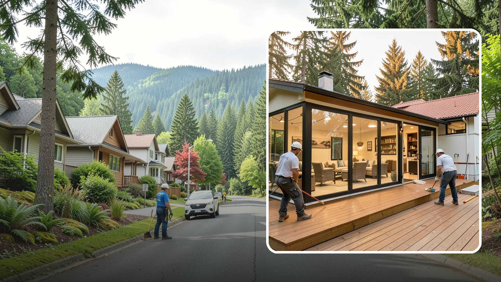 Sunroom Addition in Darrington, Snohomish County, WA - A sunroom addition creates a bright, glass-walled room that lets you enjoy the outdoors while staying dry.