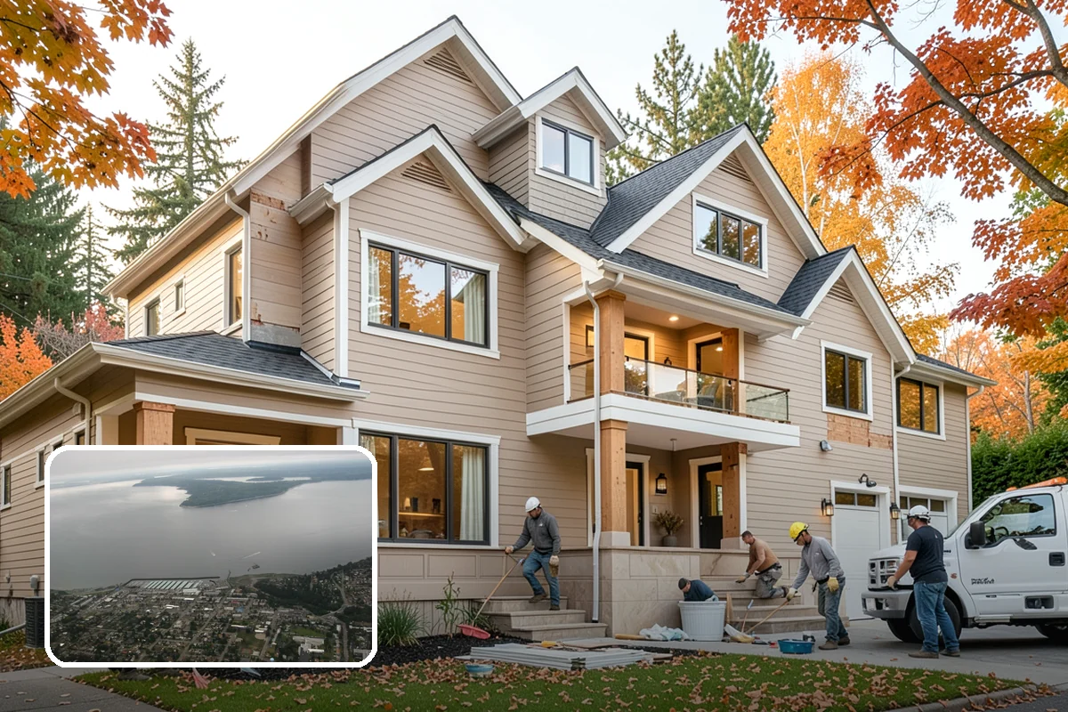 Sunroom Addition in Des Moines, King County, WA - Maximizes natural light on gray days