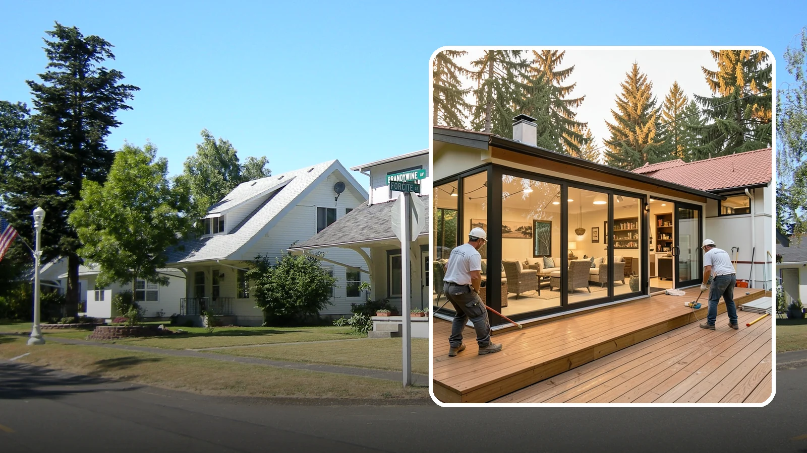 Sunroom Addition in DuPont, Pierce County, WA - A sunroom addition creates a bright, glass-walled room that lets you enjoy the outdoors while staying dry.