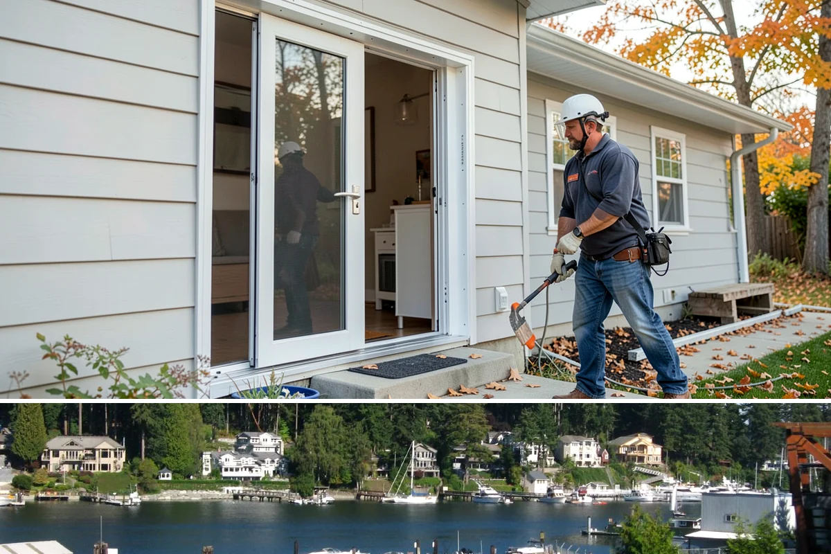 Sunroom Addition in Gig Harbor, Pierce County, WA - Late spring and summer are ideal for building the enclosure so it is sealed and ready before autumn rains arrive.