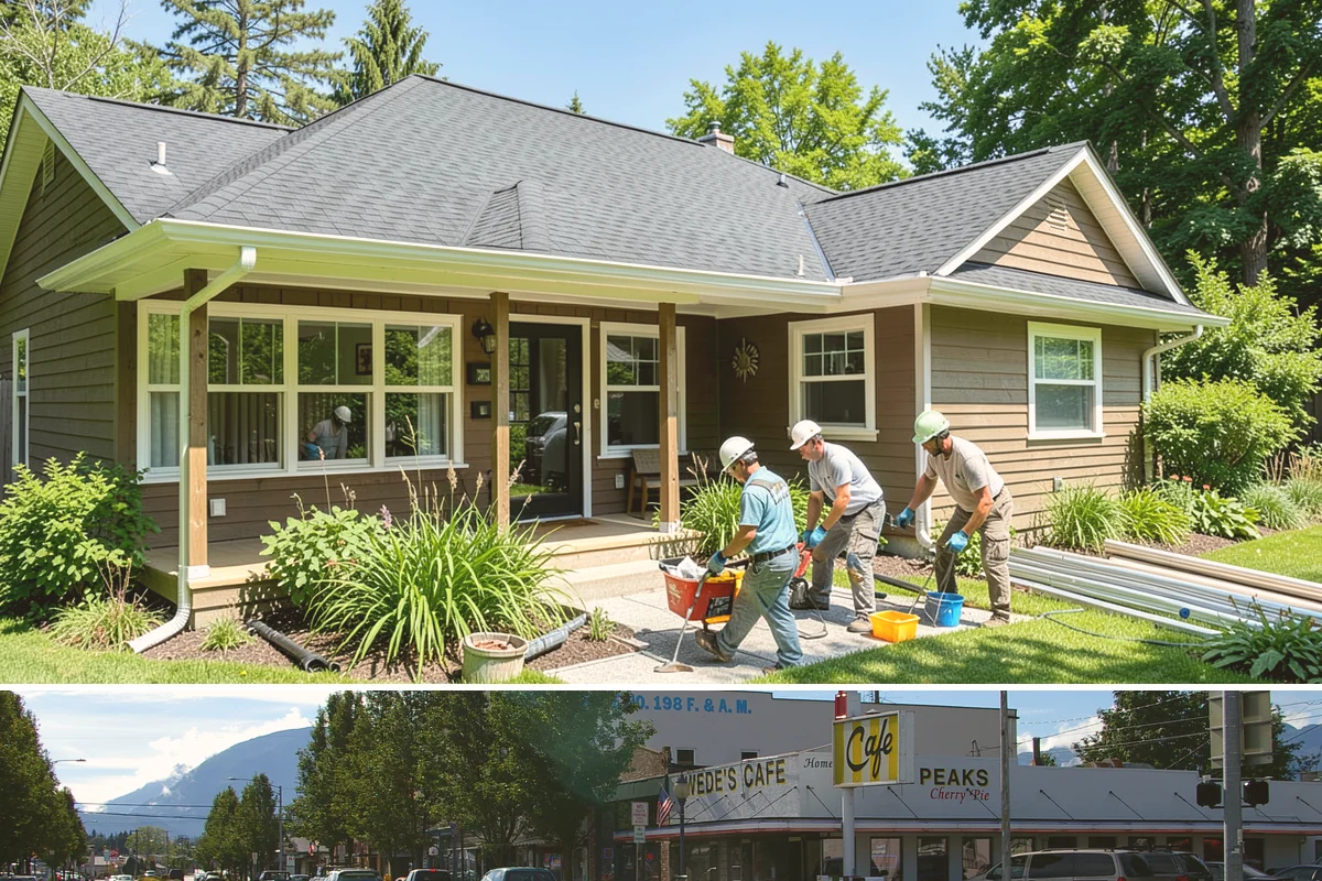 Sunroom Addition in North Bend, King County, WA - Late spring and summer are ideal for building the enclosure so it is sealed and ready before autumn rains arrive.