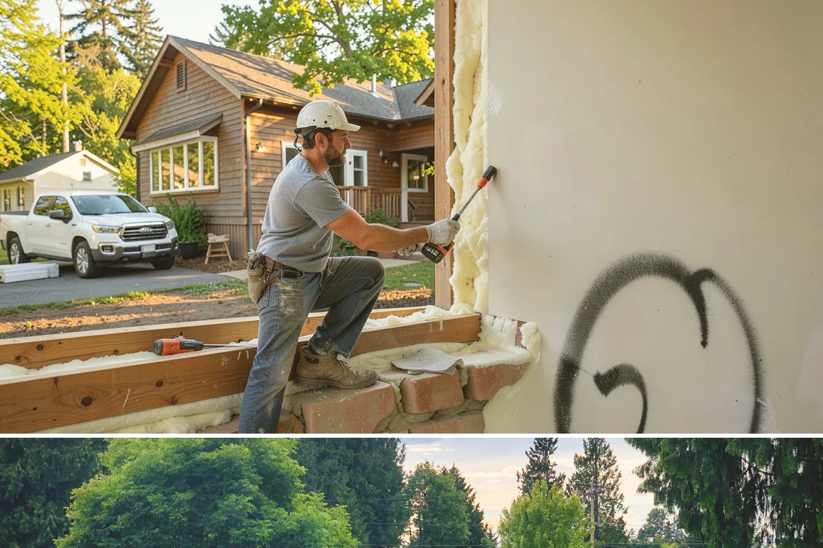 Sunroom Construction in Bonney Lake, Pierce County, WA - Building in the drier months lets us open the wall to your home and close in the new structure without weather delays.