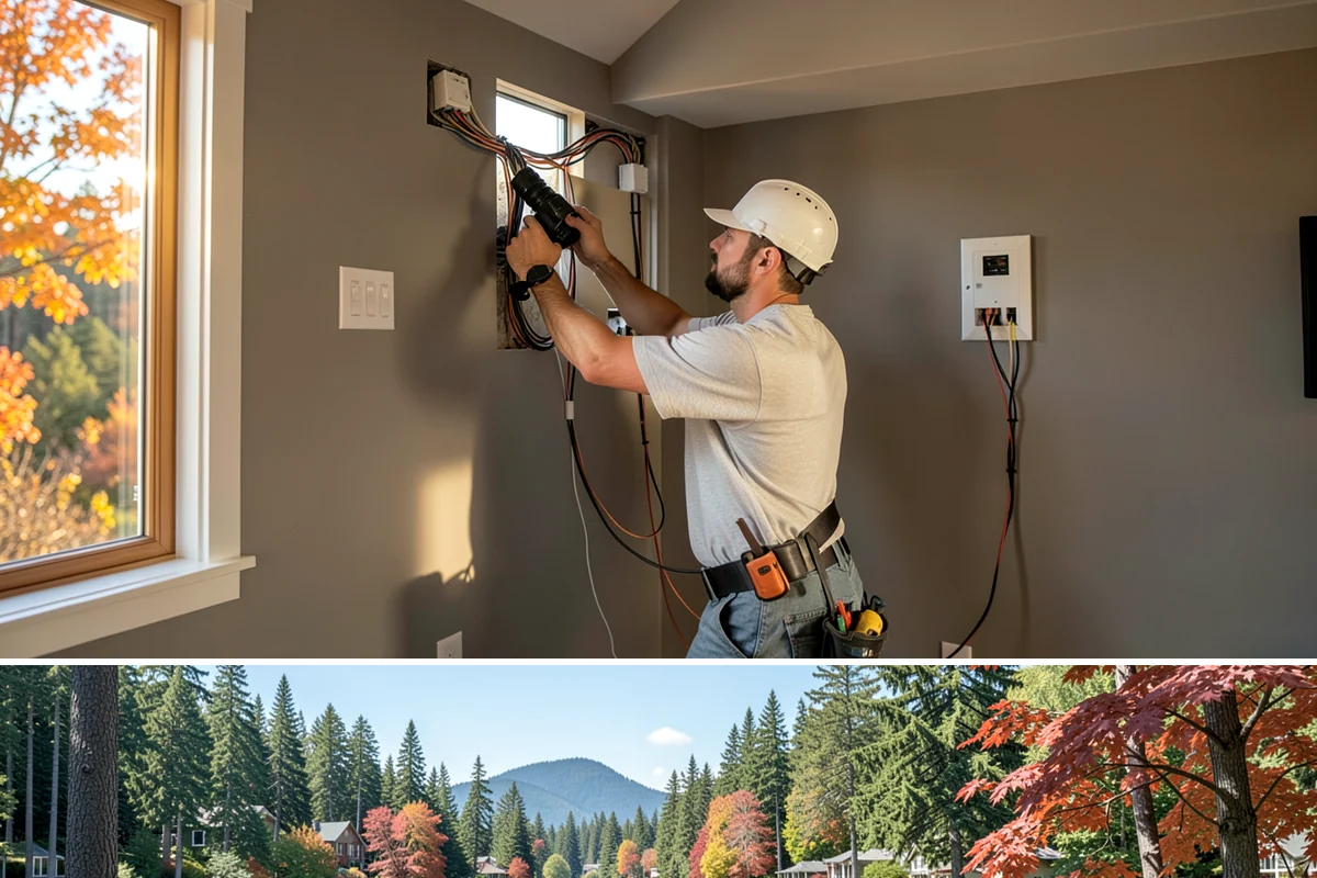Sunroom Construction in Covington, King County, WA - Building in the drier months lets us open the wall to your home and close in the new structure without weather delays.