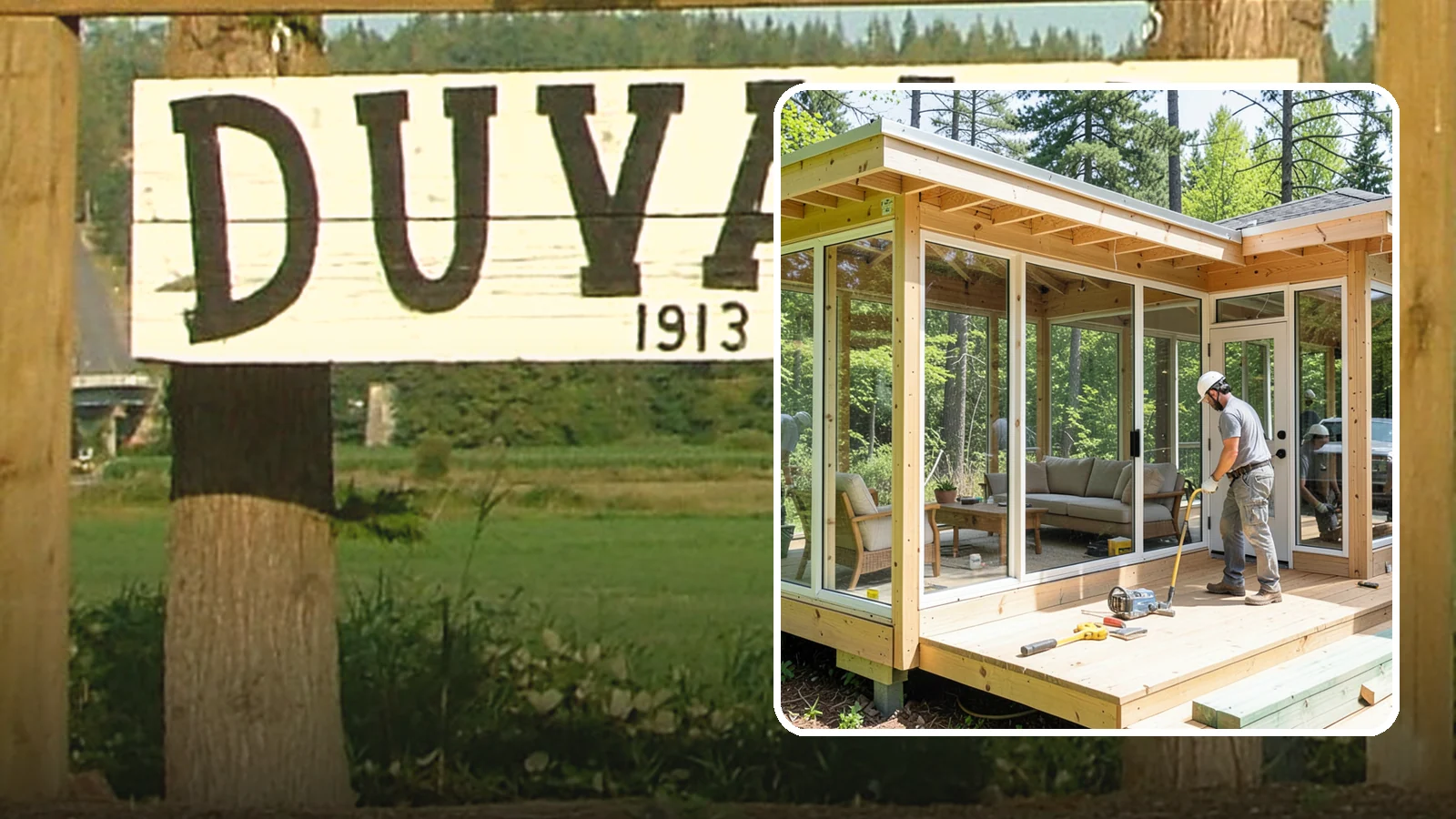 Sunroom Construction in Duvall, King County, WA - A glass-walled room addition that brings natural light and outdoor views indoors.