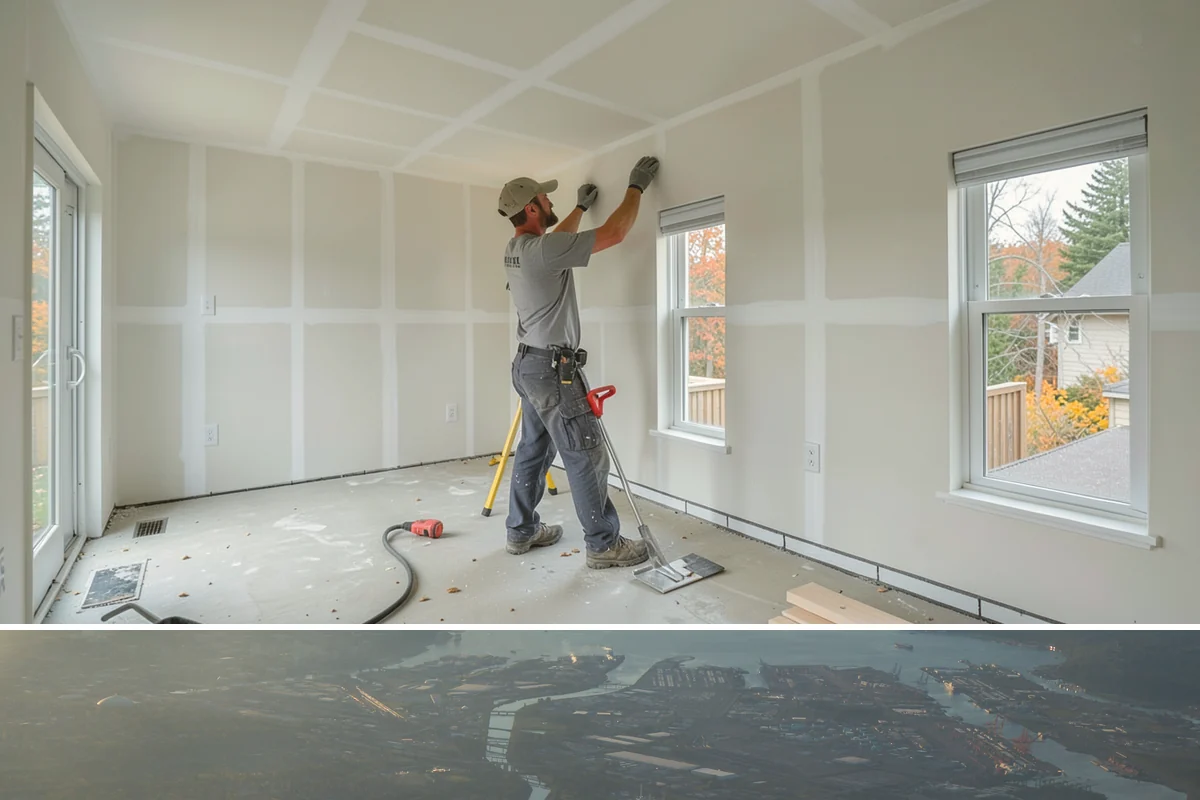 Sunroom Construction in Fife, Pierce County, WA - Building in the drier months lets us open the wall to your home and close in the new structure without weather delays.