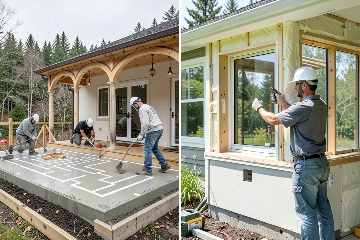 Sunroom Construction in Gig Harbor, Pierce County, WA - Design the sunroom size, style, and glazing