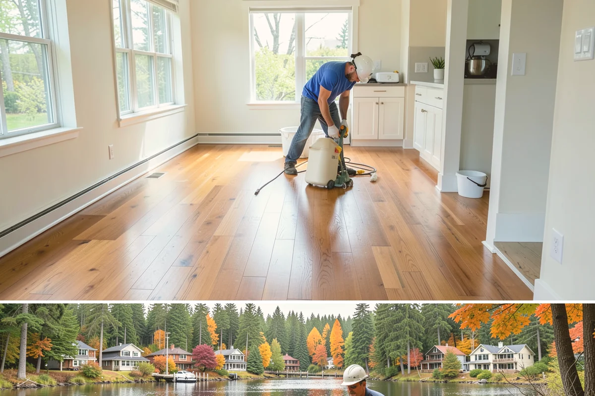 Sunroom Construction in La Conner, Skagit County, WA - Building in the drier months lets us open the wall to your home and close in the new structure without weather delays.
