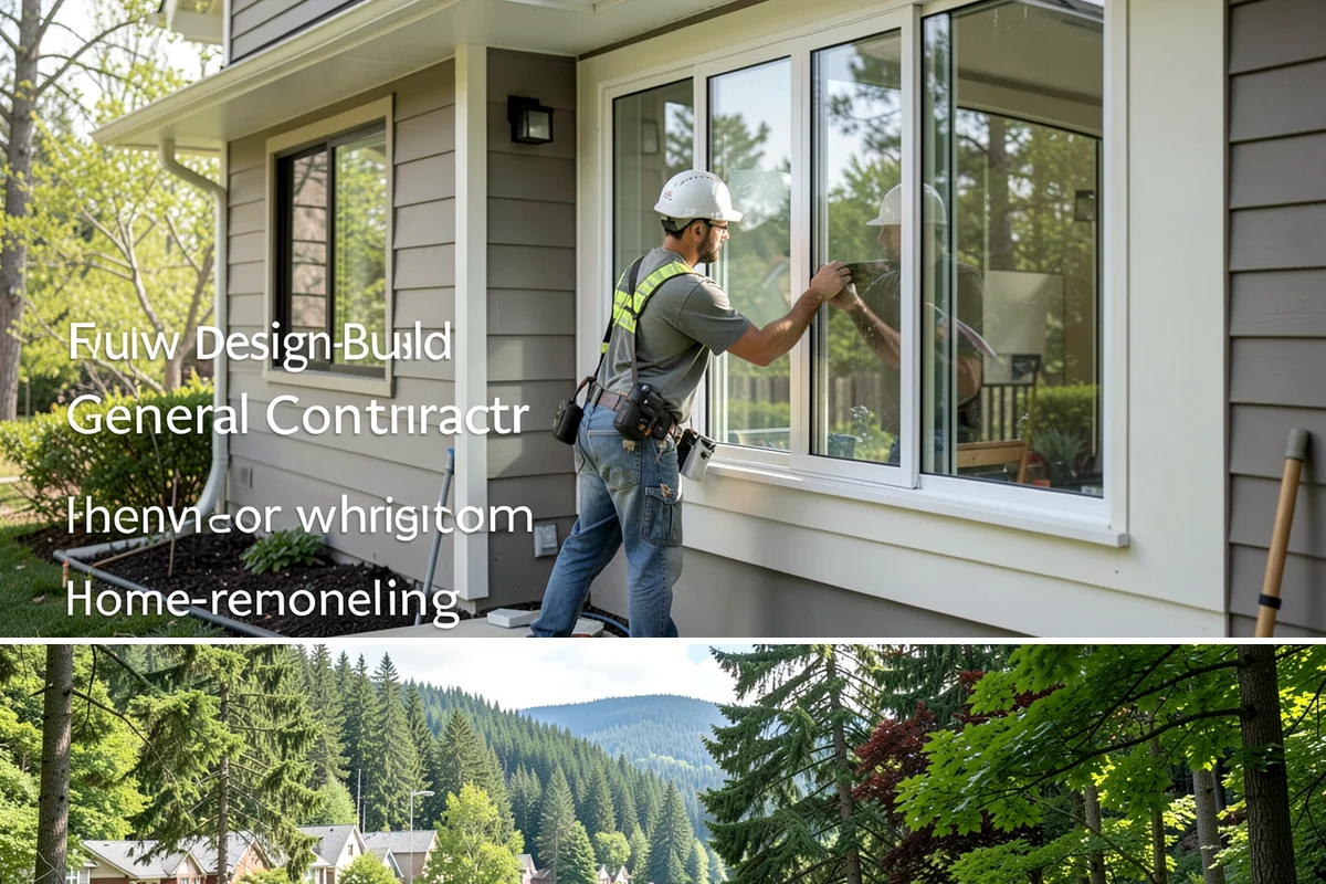 Sunroom Construction in Lake Forest Park, King County, WA - Building in the drier months lets us open the wall to your home and close in the new structure without weather delays.