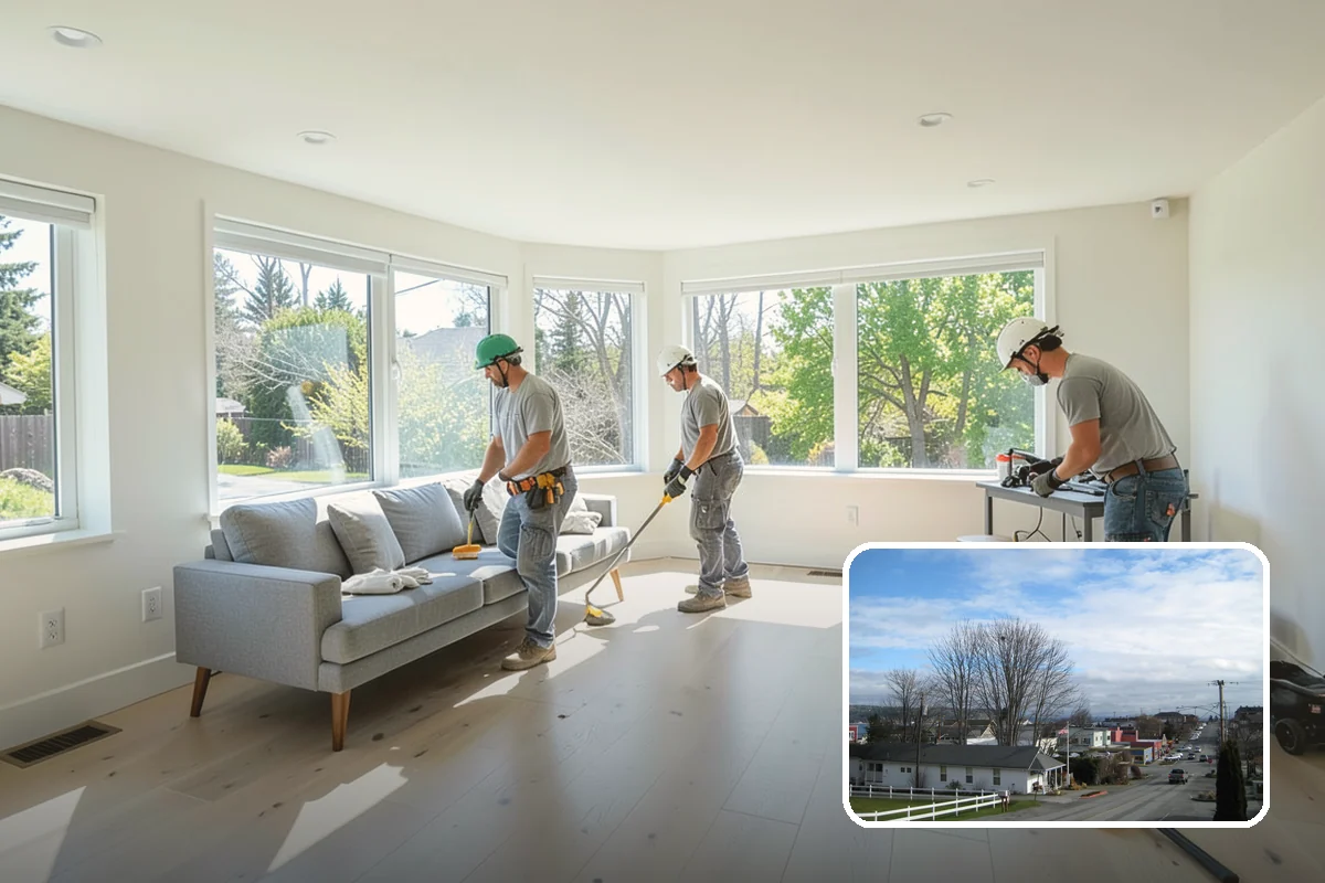Sunroom Construction in Langley, Island County, WA - Abundant natural light on cloudy PNW days