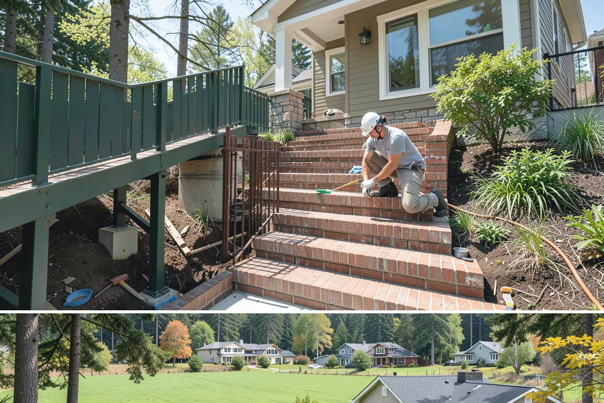 Sunroom Construction in Lyman, Skagit County, WA - Building in the drier months lets us open the wall to your home and close in the new structure without weather delays.