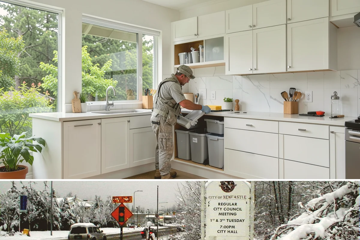 Sunroom Construction in Newcastle, King County, WA - Building in the drier months lets us open the wall to your home and close in the new structure without weather delays.