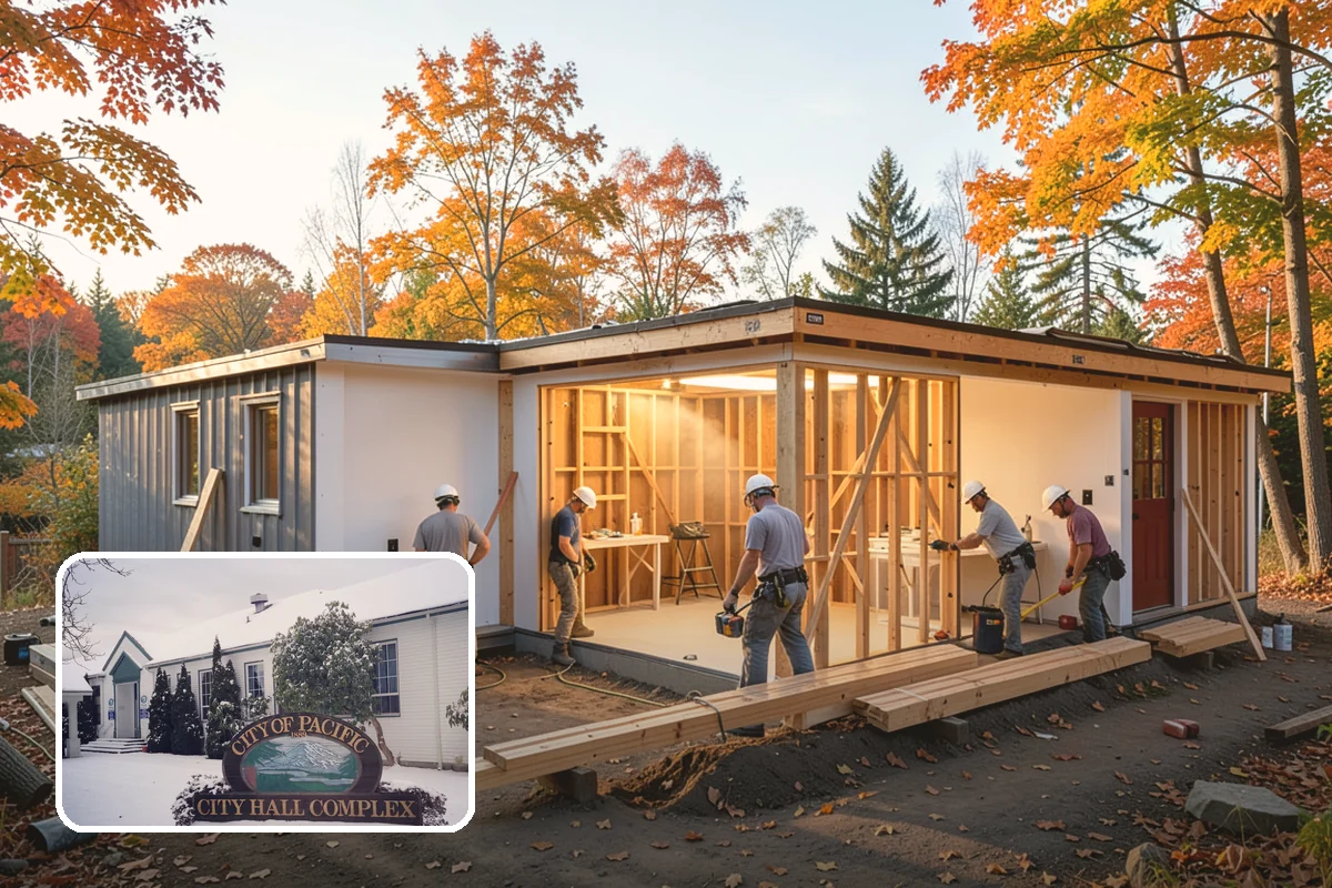 Sunroom Construction in Pacific, King County, WA - Abundant natural light on cloudy PNW days