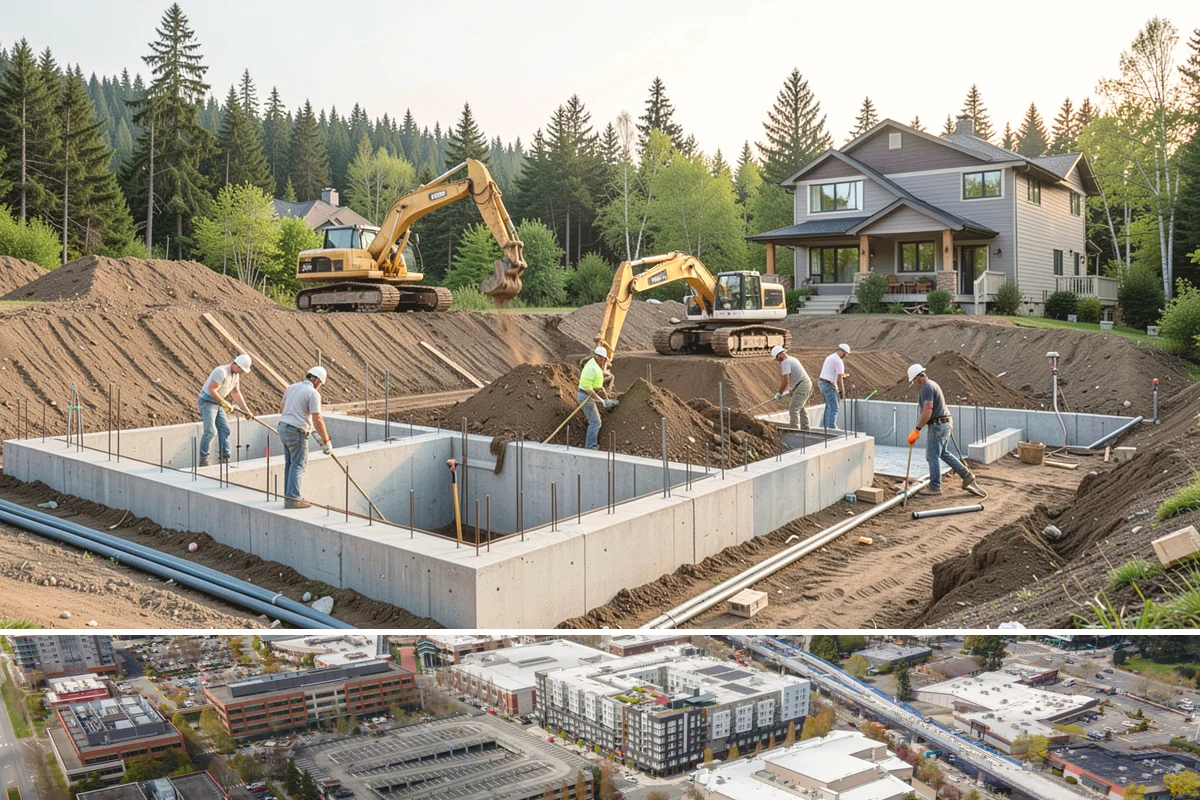 Sunroom Construction in Redmond, King County, WA - Building in the drier months lets us open the wall to your home and close in the new structure without weather delays.