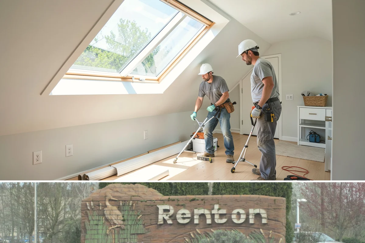 Sunroom Construction in Renton, King County, WA - Building in the drier months lets us open the wall to your home and close in the new structure without weather delays.