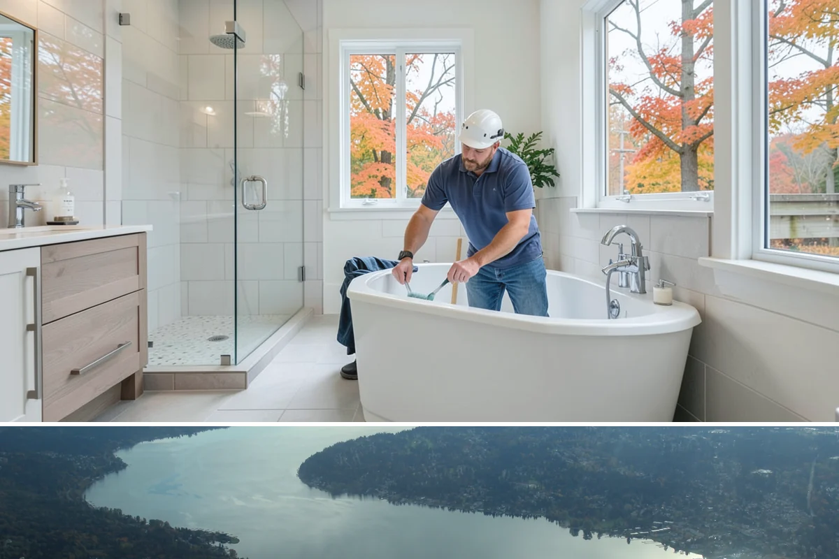 Sunroom Construction in Sammamish, King County, WA - Building in the drier months lets us open the wall to your home and close in the new structure without weather delays.