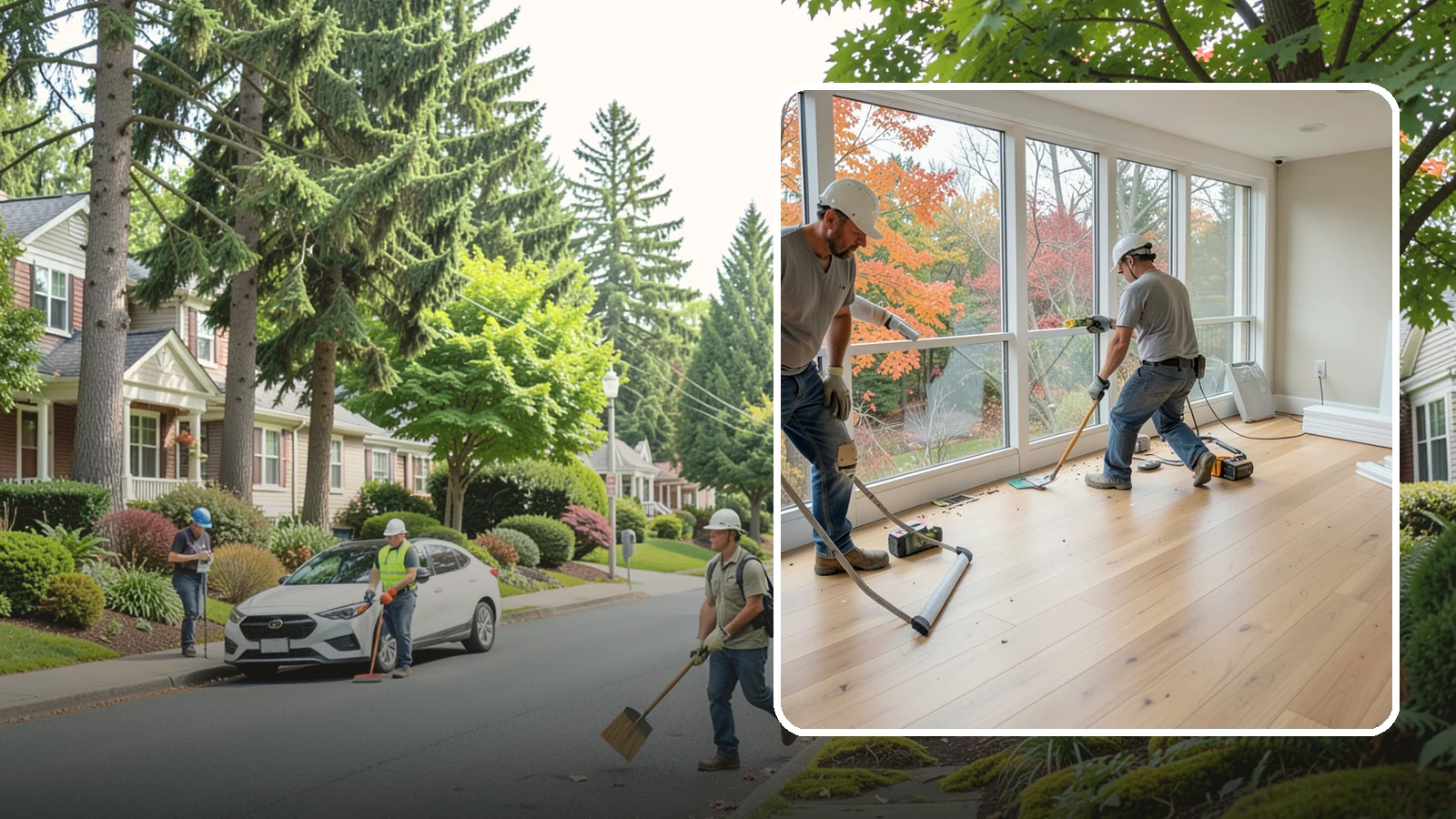 Sunroom Flooring Installation in Beaux Arts Village, King County, WA - Sunroom flooring installation that handles temperature swings and sunlight while extending your indoor-outdoor living.