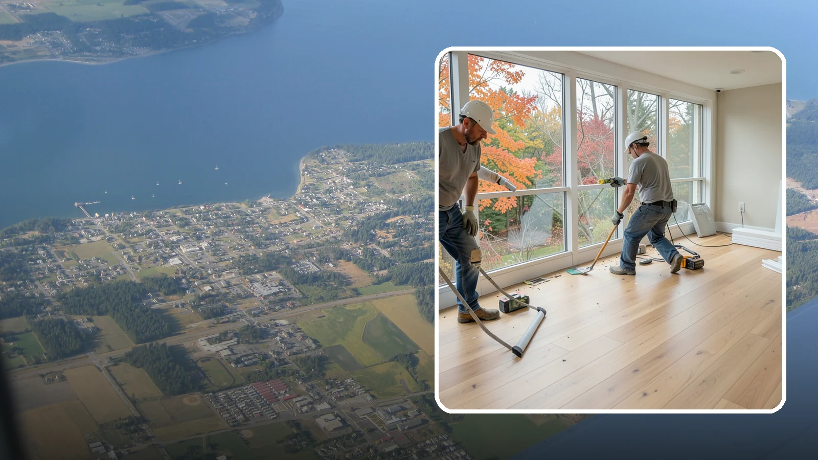 Sunroom Flooring Installation in Coupeville, Island County, WA - Sunroom flooring installation that handles temperature swings and sunlight while extending your indoor-outdoor living.