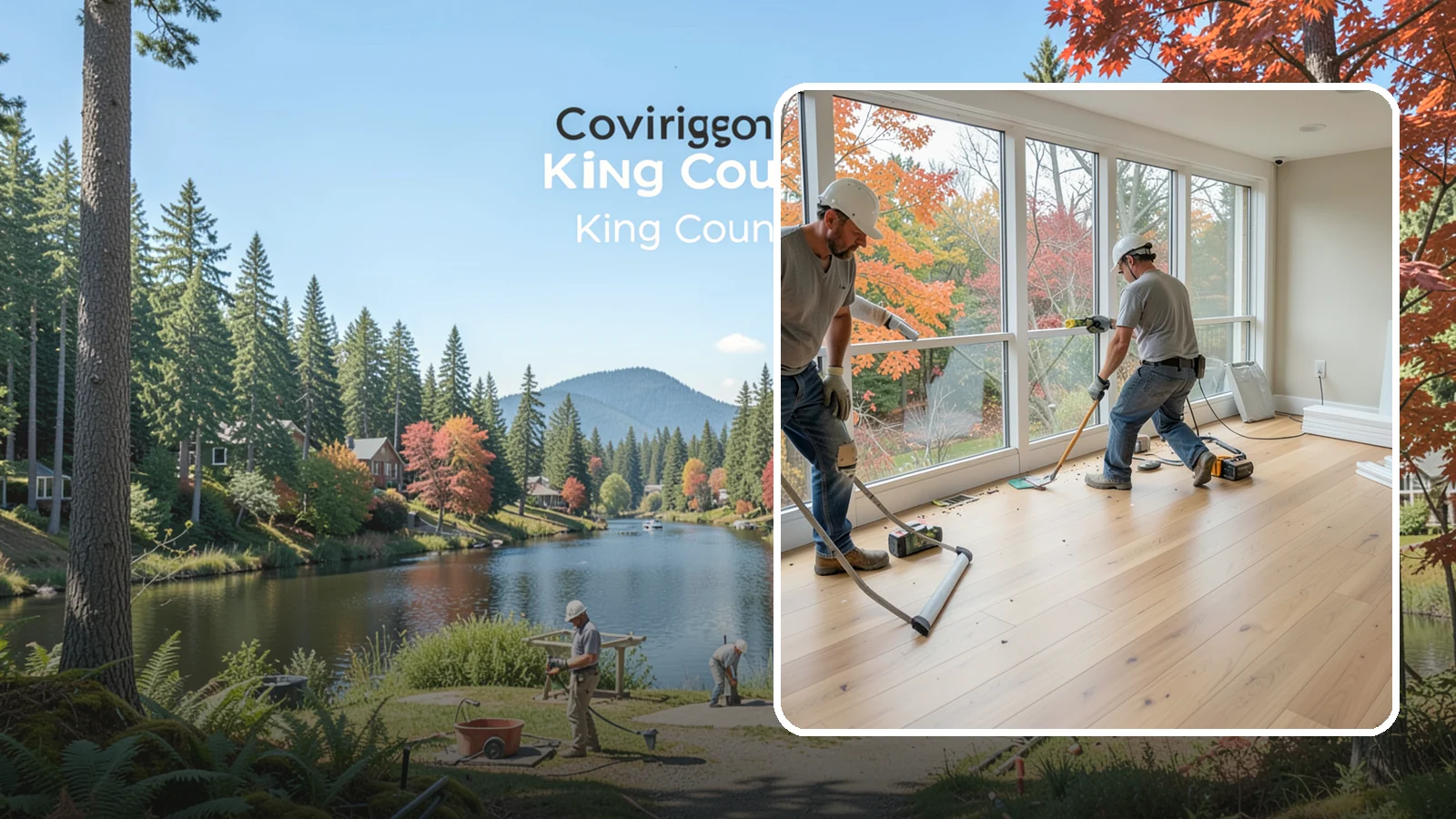 Sunroom Flooring Installation in Covington, King County, WA - Sunroom flooring installation that handles temperature swings and sunlight while extending your indoor-outdoor living.