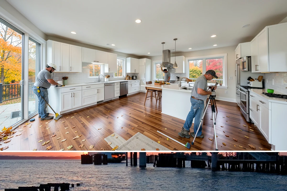Sunroom Flooring Installation in Edmonds, Snohomish County, WA - Sunroom flooring can be installed year-round, with proper materials chosen to handle both summer heat and winter damp.