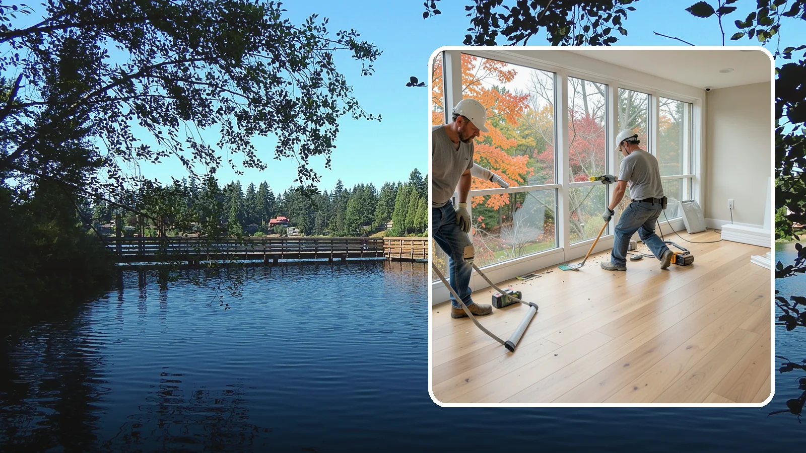 Sunroom Flooring Installation in Federal Way, King County, WA - Sunroom flooring installation that handles temperature swings and sunlight while extending your indoor-outdoor living.