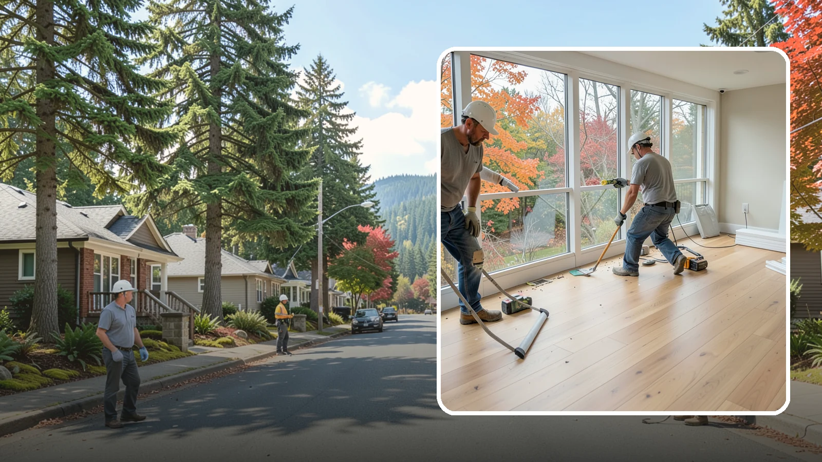 Sunroom Flooring Installation in Hunts Point, King County, WA - Sunroom flooring installation that handles temperature swings and sunlight while extending your indoor-outdoor living.