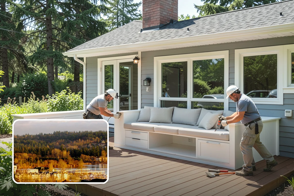Sunroom Flooring Installation in Kenmore, King County, WA - Resists fading from constant sunlight