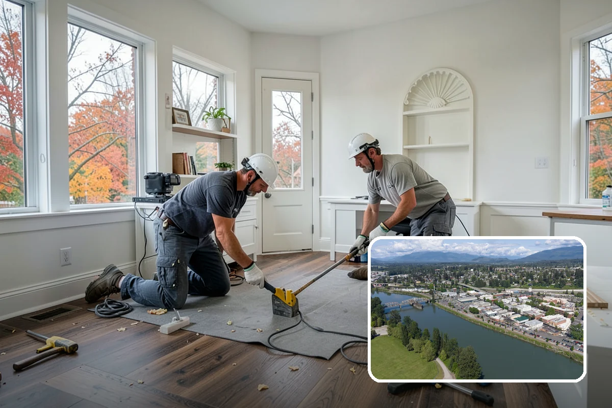 Sunroom Flooring Installation in Mount Vernon, Skagit County, WA - Resists fading from constant sunlight