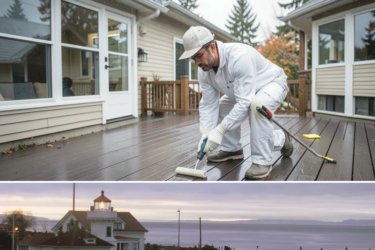 Sunroom Flooring Installation in Mukilteo, Snohomish County, WA - Sunroom flooring can be installed year-round, with proper materials chosen to handle both summer heat and winter damp.