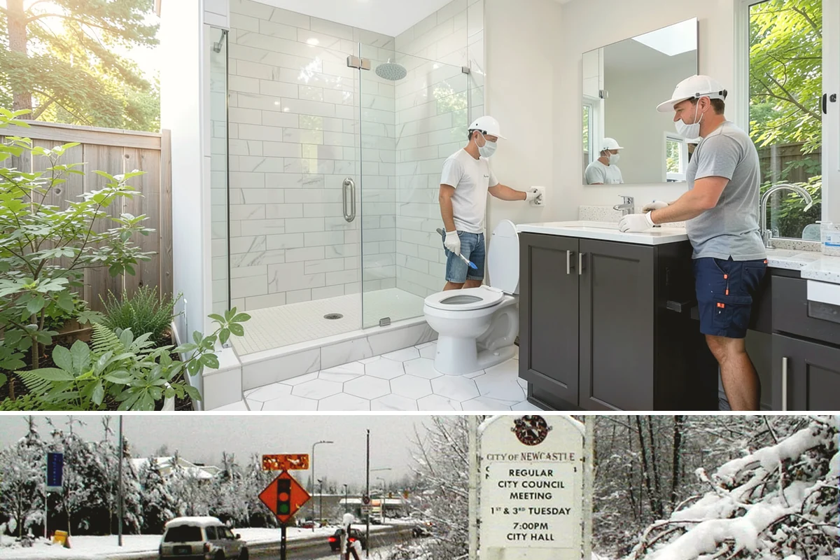 Sunroom Flooring Installation in Newcastle, King County, WA - Sunroom flooring can be installed year-round, with proper materials chosen to handle both summer heat and winter damp.