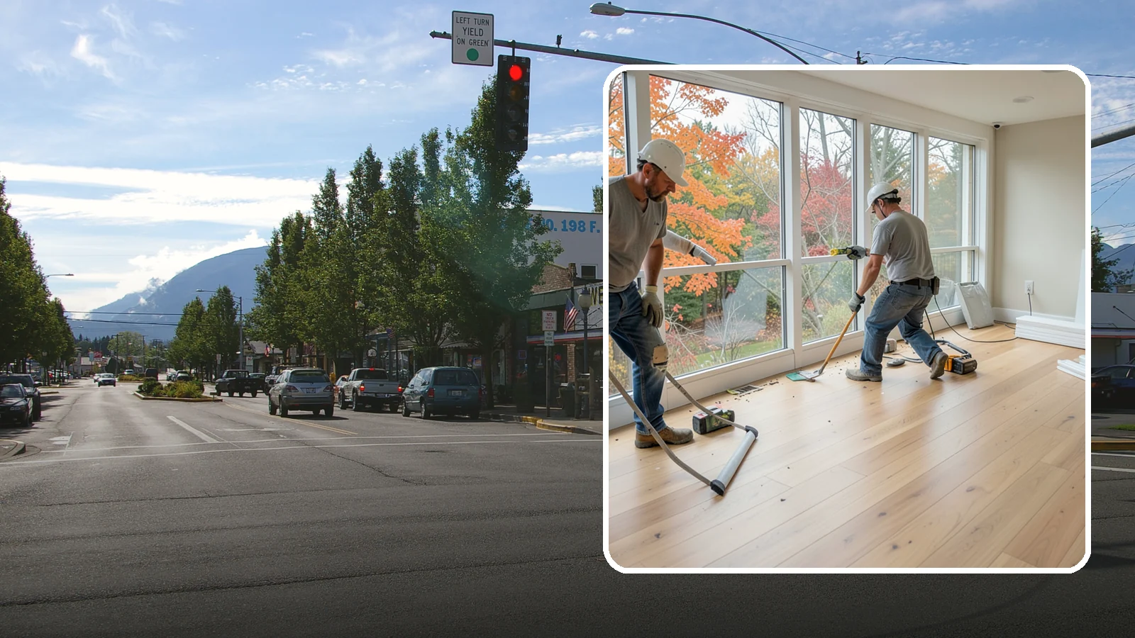 Sunroom Flooring Installation in North Bend, King County, WA - Sunroom flooring installation that handles temperature swings and sunlight while extending your indoor-outdoor living.
