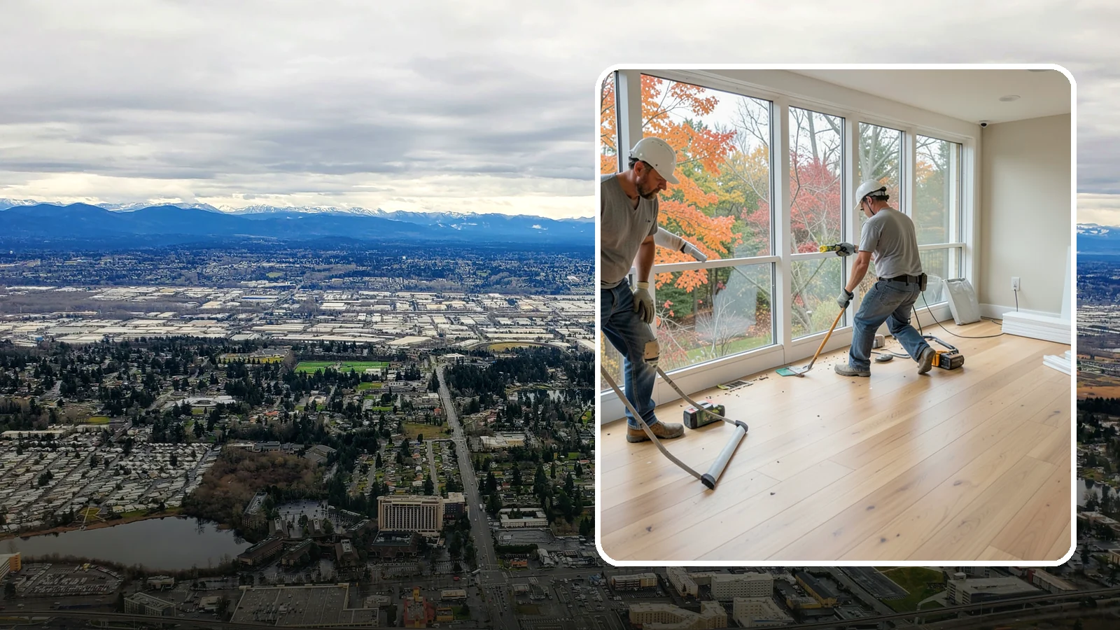 Sunroom Flooring Installation in SeaTac, King County, WA - Sunroom flooring installation that handles temperature swings and sunlight while extending your indoor-outdoor living.