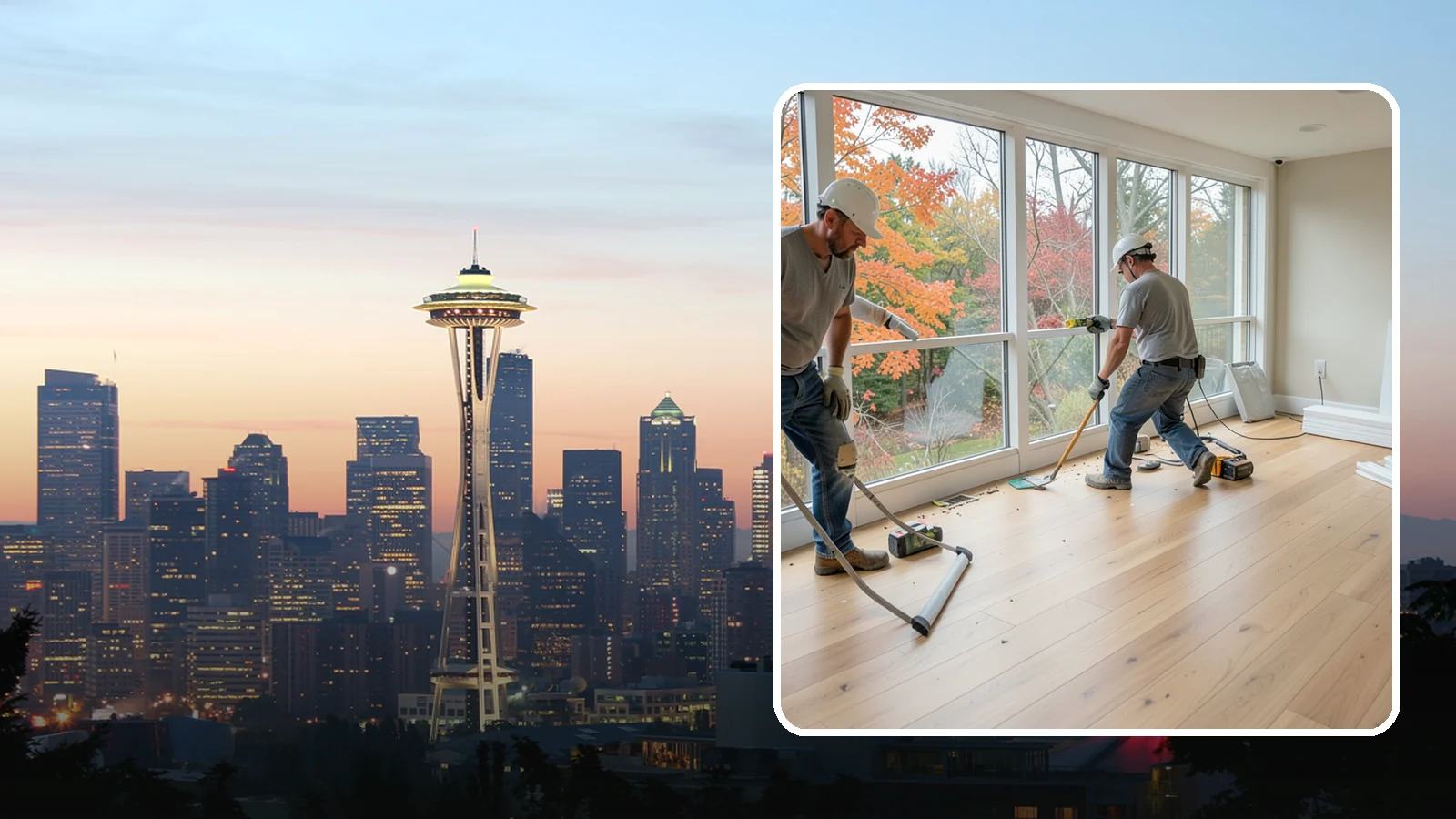 Sunroom Flooring Installation in Seattle, King County, WA - Sunroom flooring installation that handles temperature swings and sunlight while extending your indoor-outdoor living.