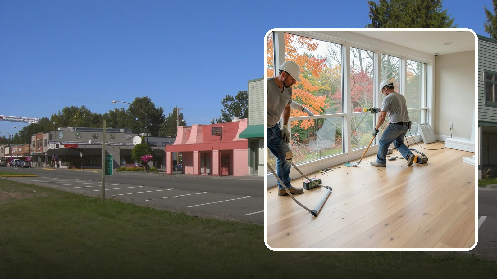Sunroom Flooring Installation in Snoqualmie, King County, WA - Sunroom flooring installation that handles temperature swings and sunlight while extending your indoor-outdoor living.