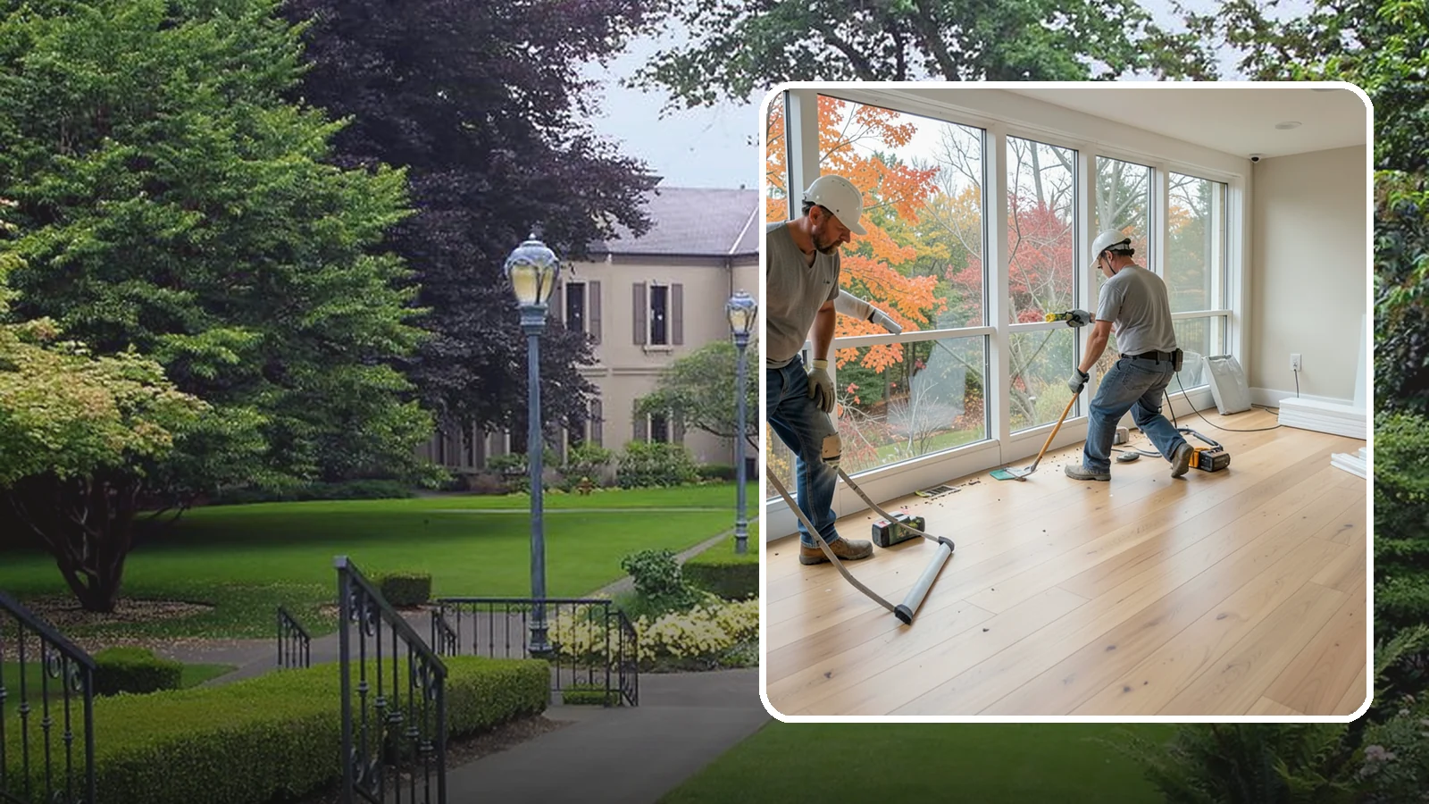 Sunroom Flooring Installation in Woodinville, King County, WA - Sunroom flooring installation that handles temperature swings and sunlight while extending your indoor-outdoor living.