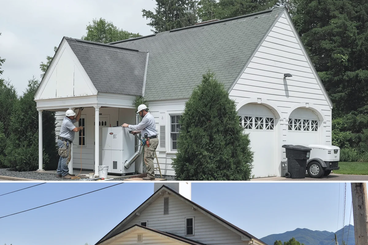 Tankless Water Heater Installation in Concrete, Skagit County, WA - Installation can happen any time of year, with no weather dependency indoors.