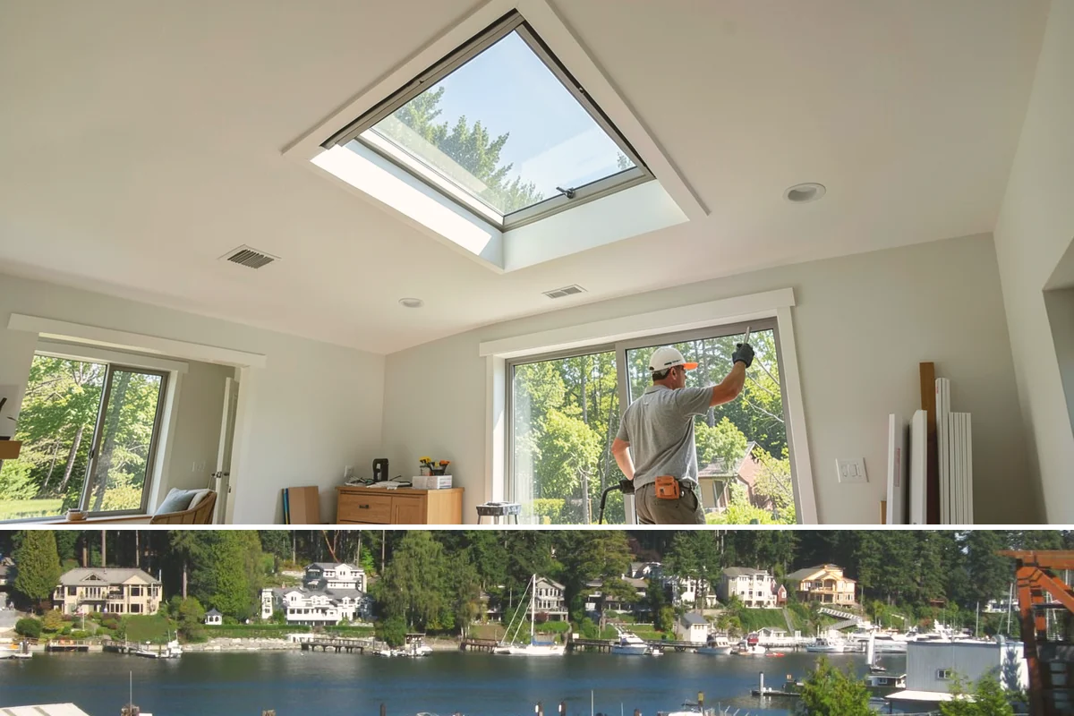 Tankless Water Heater Installation in Gig Harbor, Pierce County, WA - Installation can happen any time of year, with no weather dependency indoors.