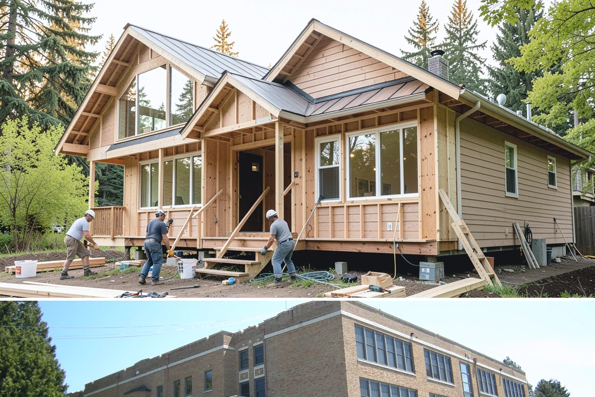 Tankless Water Heater Installation in Maple Valley, King County, WA - Installation can happen any time of year, with no weather dependency indoors.