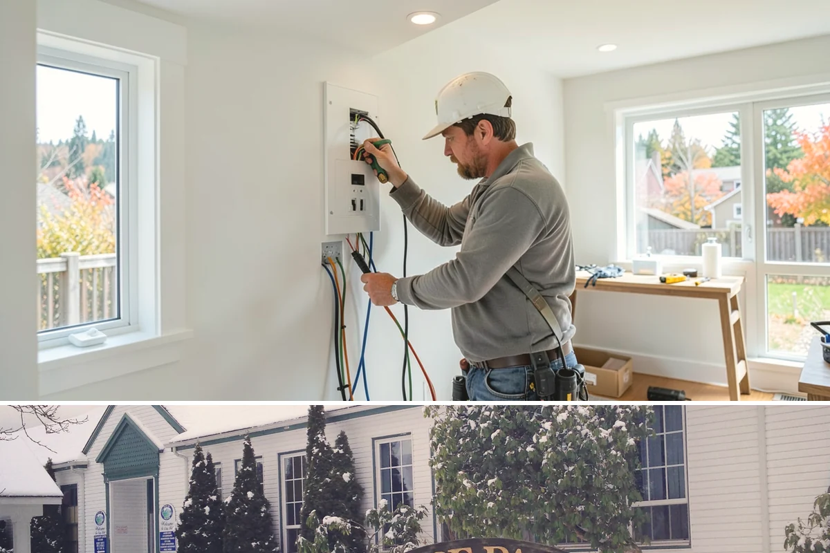 Tankless Water Heater Installation in Pacific, King County, WA - Installation can happen any time of year, with no weather dependency indoors.