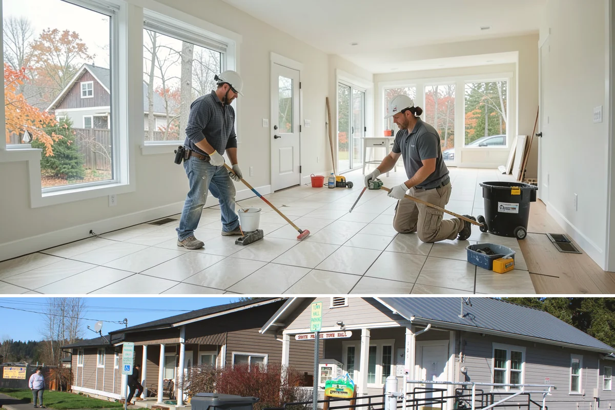 Tankless Water Heater Installation in South Prairie, Pierce County, WA - Installation can happen any time of year, with no weather dependency indoors.