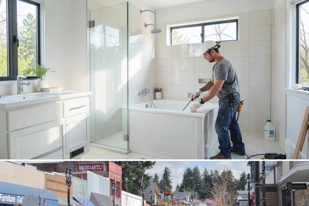 Tenant Improvement in Bothell, King County, WA - Because the work is interior, tenant improvements proceed on your lease timeline regardless of season.